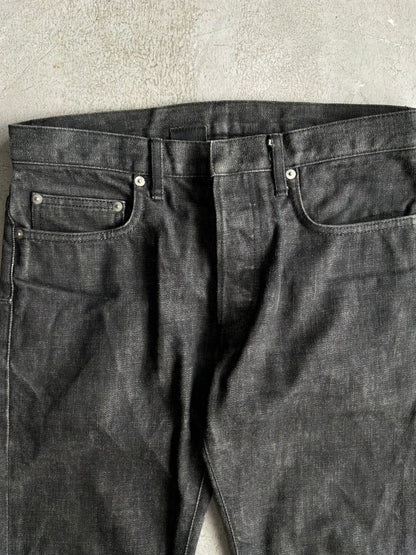 Dior Homme Hedi Slimane  Slim Straight Raw Denim Jeans