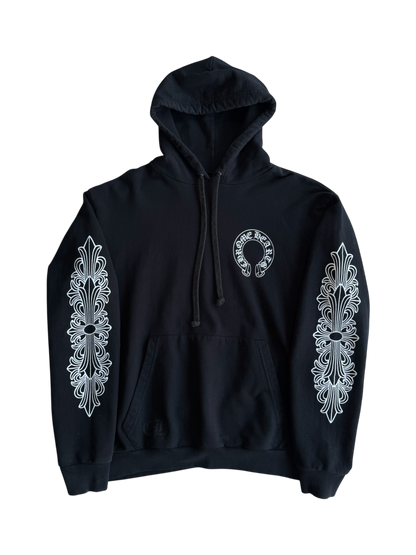 Chrome Hearts Horseshoe Floral Hoodie