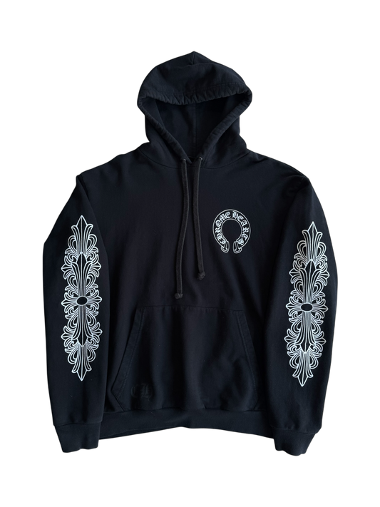 Chrome Hearts Horseshoe Floral Hoodie