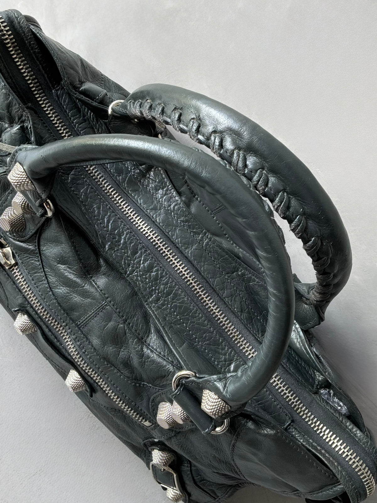 Balenciaga Part Time Dark Green Giant 21 Lambskin Bag