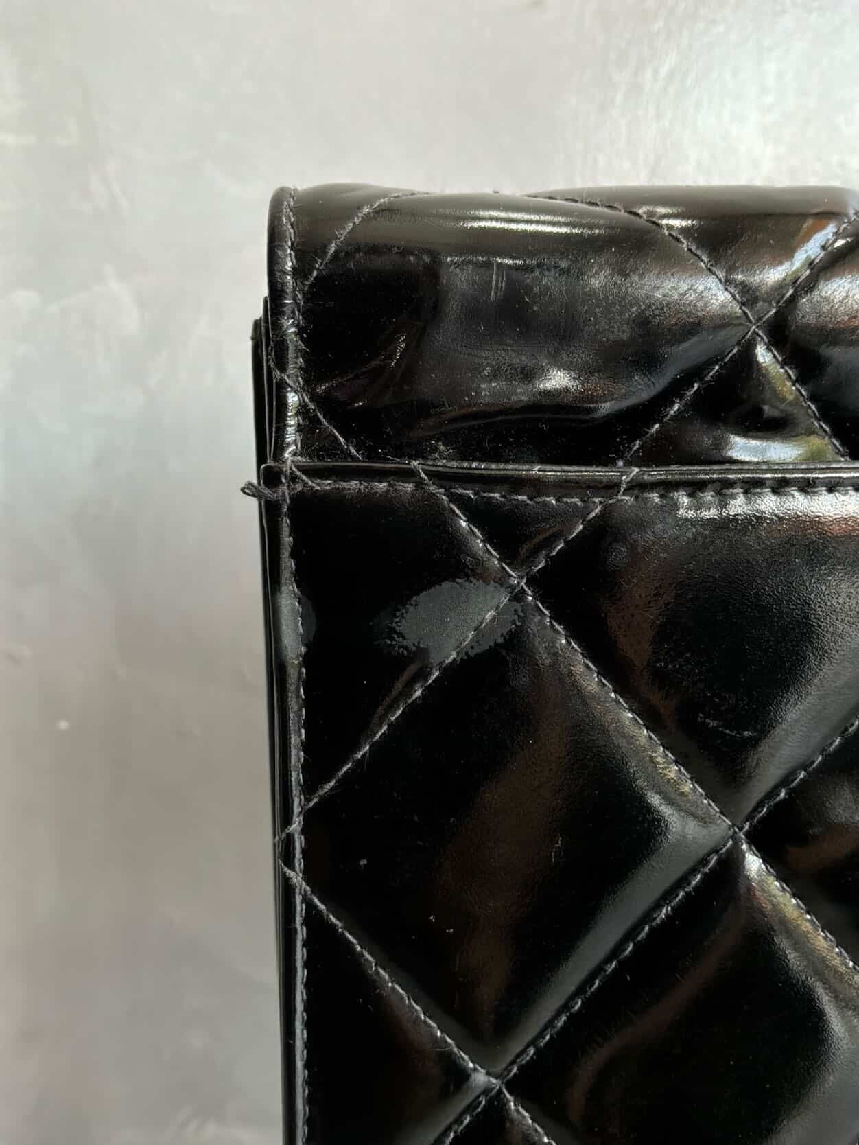 90’s Chanel Patent Leather Briefcase