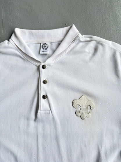 1/1 Vintage Chrome Hearts Fleur Patch Polo Shirt