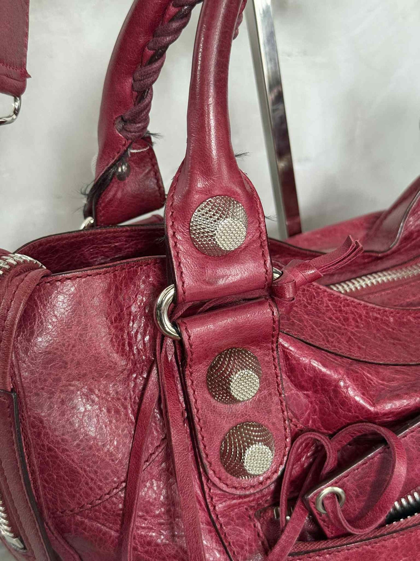 Balenciaga City Giant 21 Poupre Classic Bag