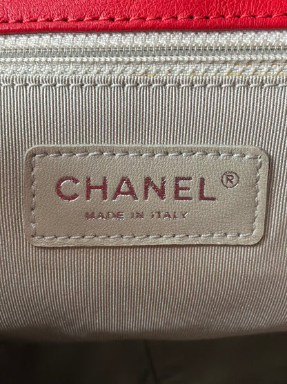 Chanel Chain Around Pink Maxi Flap