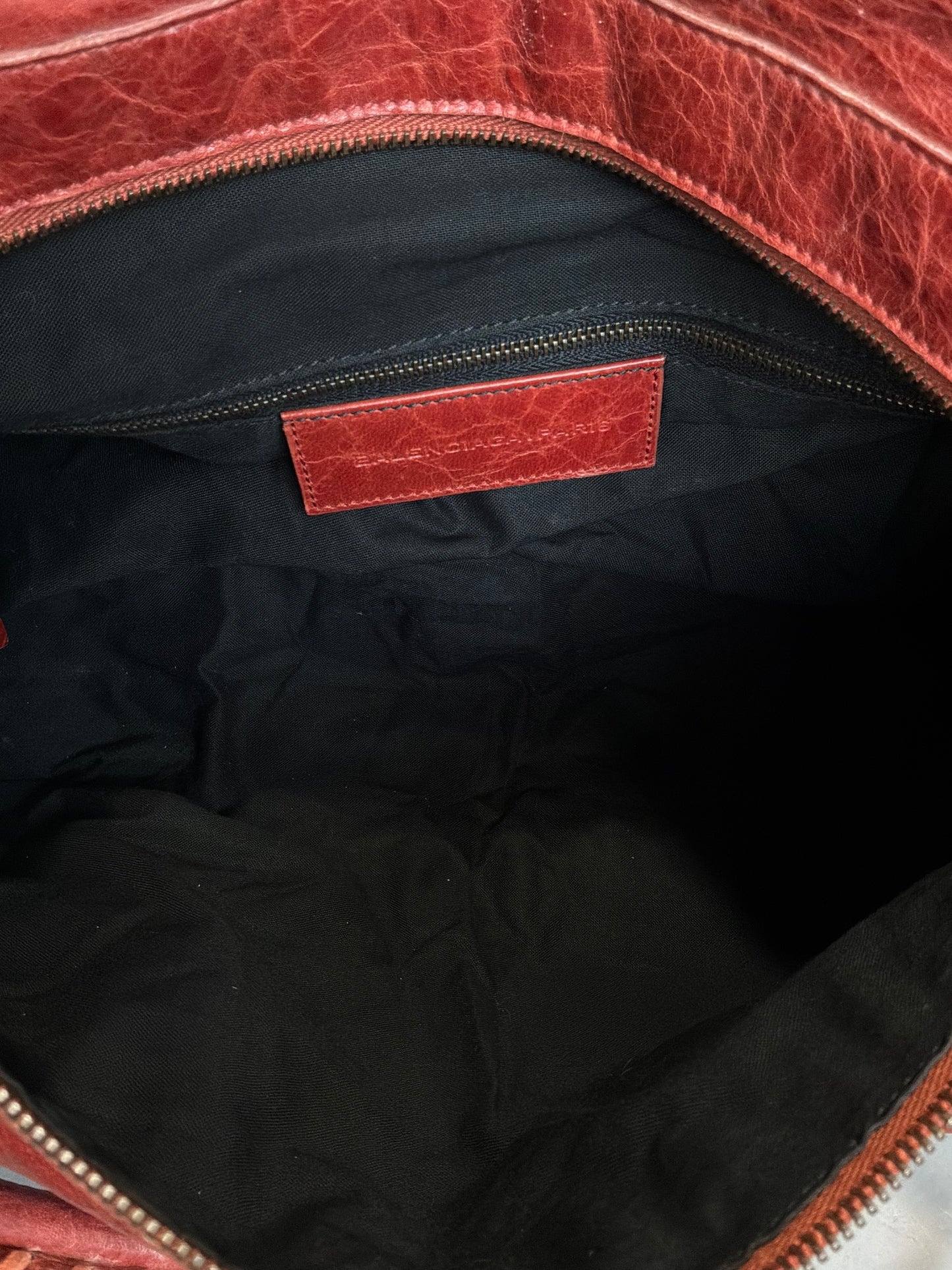 Balenciaga City Twiggy Brown/Orange Brass Hardware