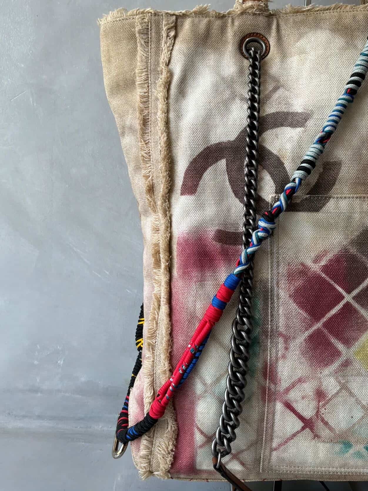 2014 Chanel Art School Graffiti Tote Bag