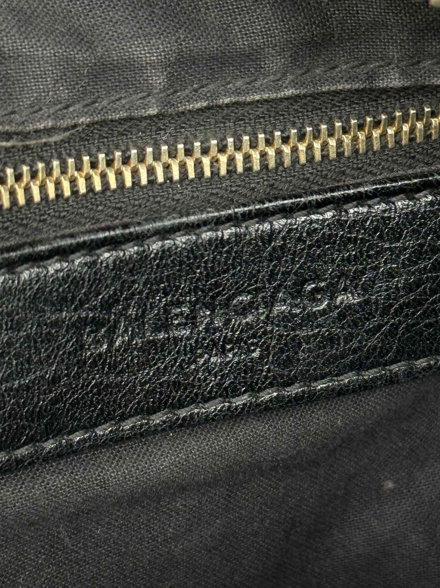 Balenciaga Mini City Black Gold Shoulder Bag