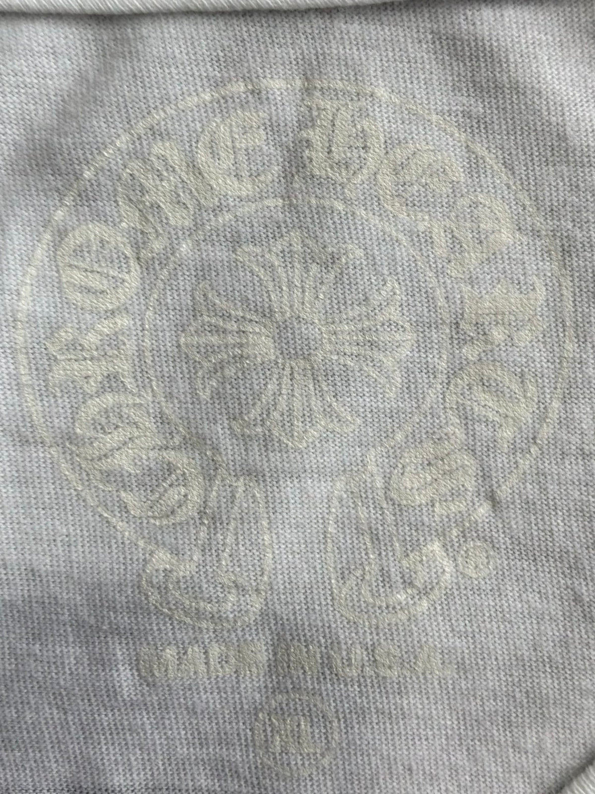 Chrome Hearts Horseshoe Logo White Tee