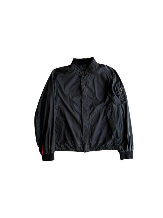 Prada Nylon Padded Bomber Jacket