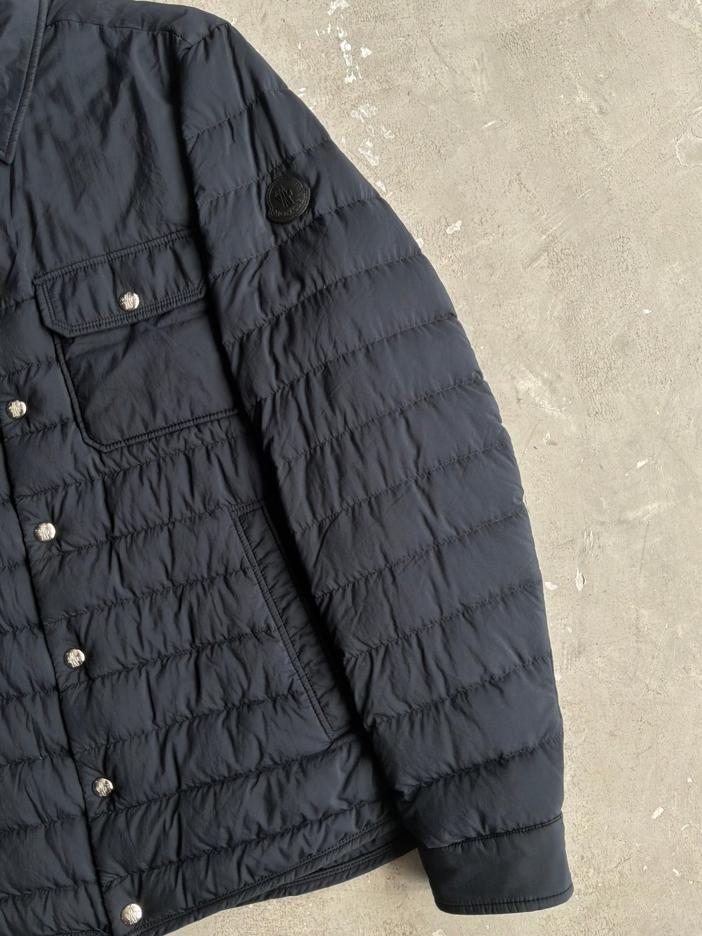Moncler Mirmande Guibbotto Navy Puffer Jacket