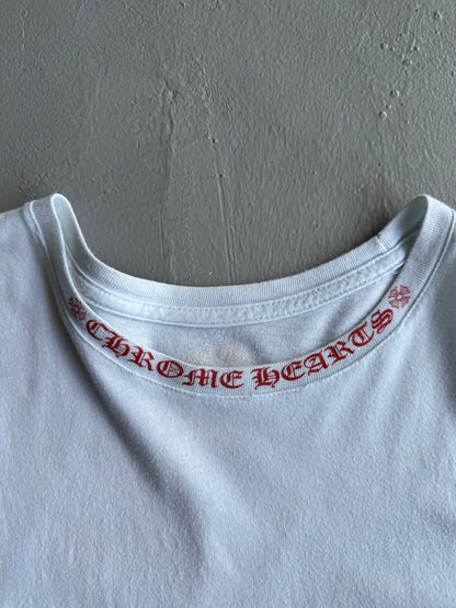 Chrome Hearts Red Script Horseshoe Tee
