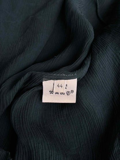 Hermes Margiela Era Double Layered Silk Button Dress