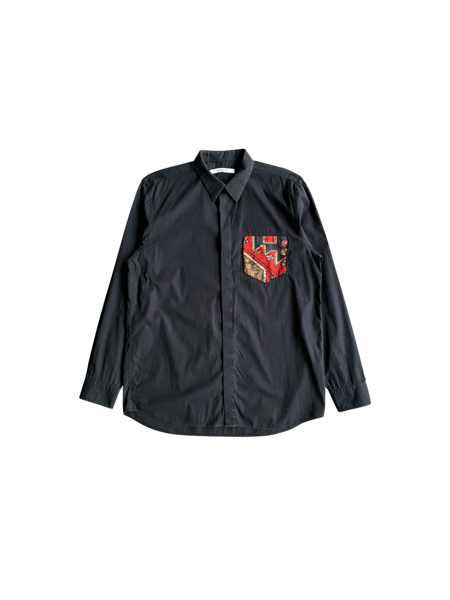 Givenchy Pocket Design Polo Longsleeves