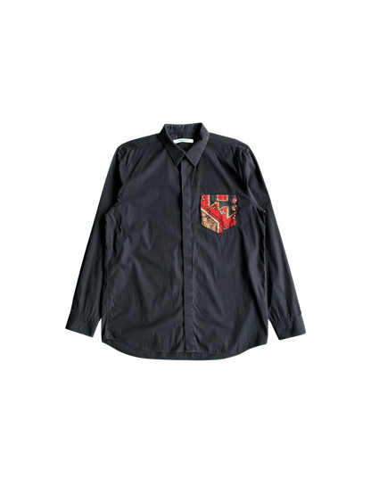Givenchy Pocket Design Polo Longsleeves