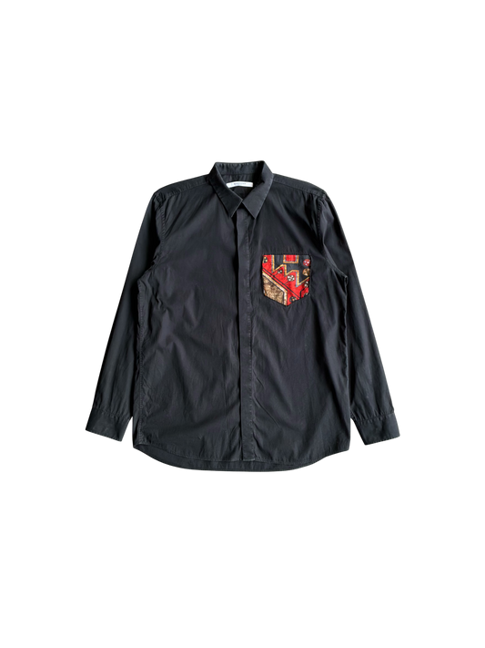 Givenchy Pocket Design Polo Longsleeves