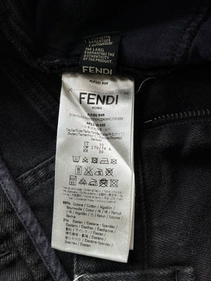 Fendi Karl Lagerfeld Denim Pants