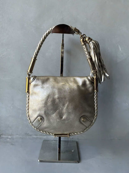 Gucci Metallic Fringe Handbag
