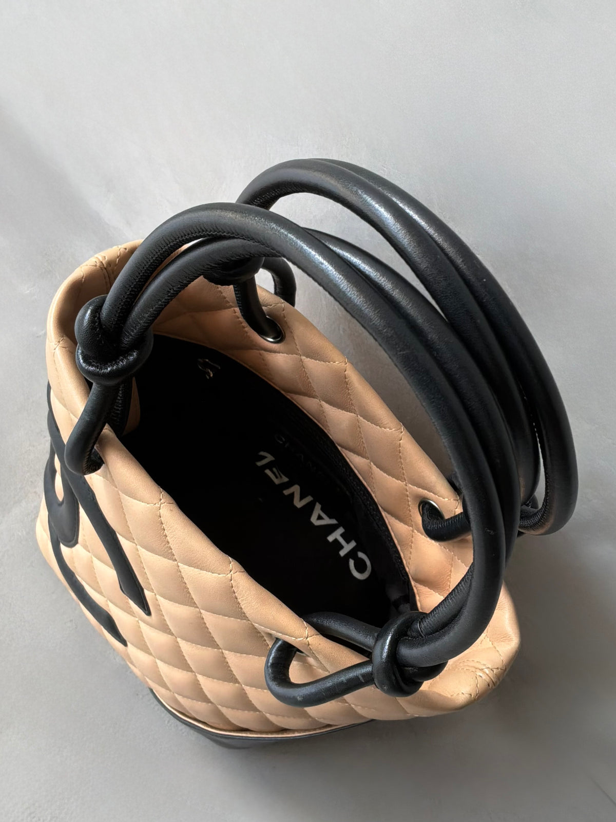Chanel Cambon Ligne Beige Small Tote Bag