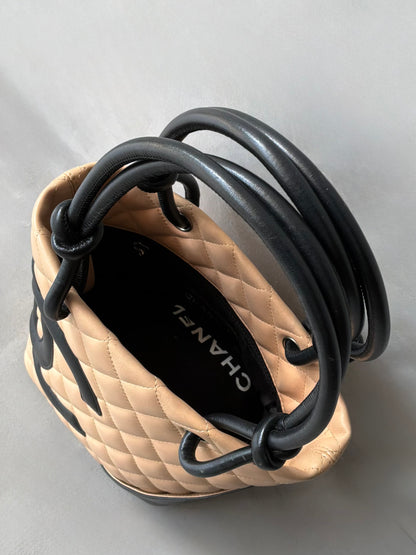 Chanel Cambon Ligne Beige Small Tote Bag