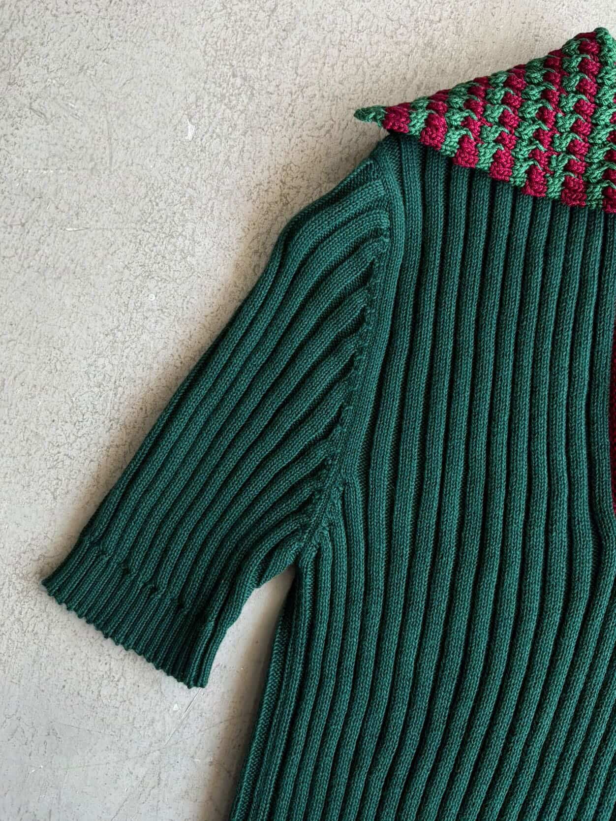 Prada Knit Collared Top