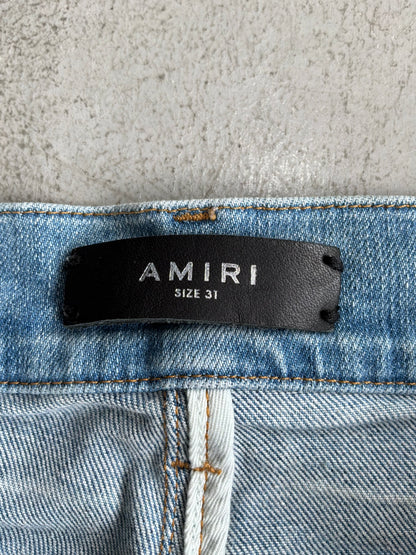 Amiri Light Washed Open Ankle Denim Pants