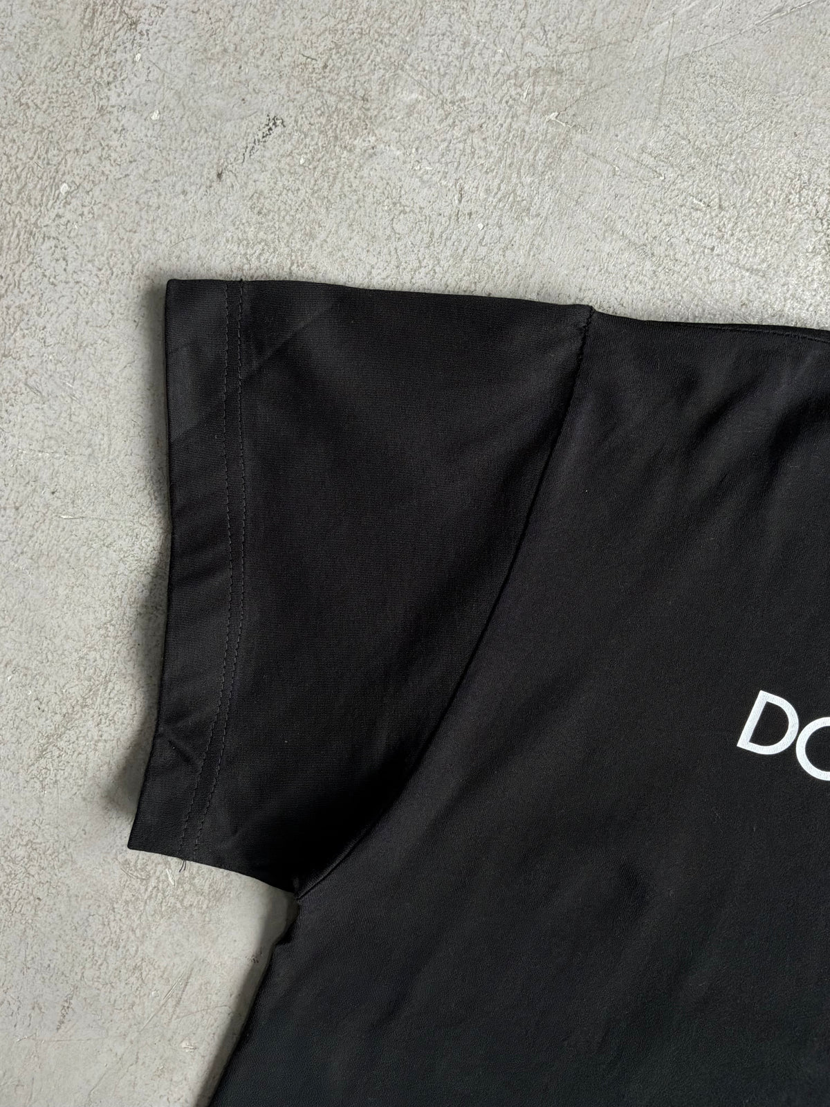 Dolce and Gabbana Spellout Black Tee