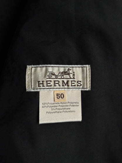 Hermes Leather Zip Nylon Vest
