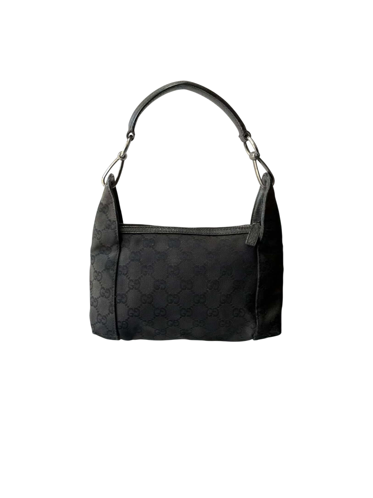Gucci GG Black Canvas Monogram HandBag