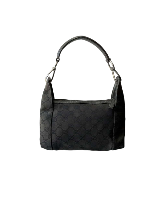 Gucci GG Black Canvas Monogram HandBag
