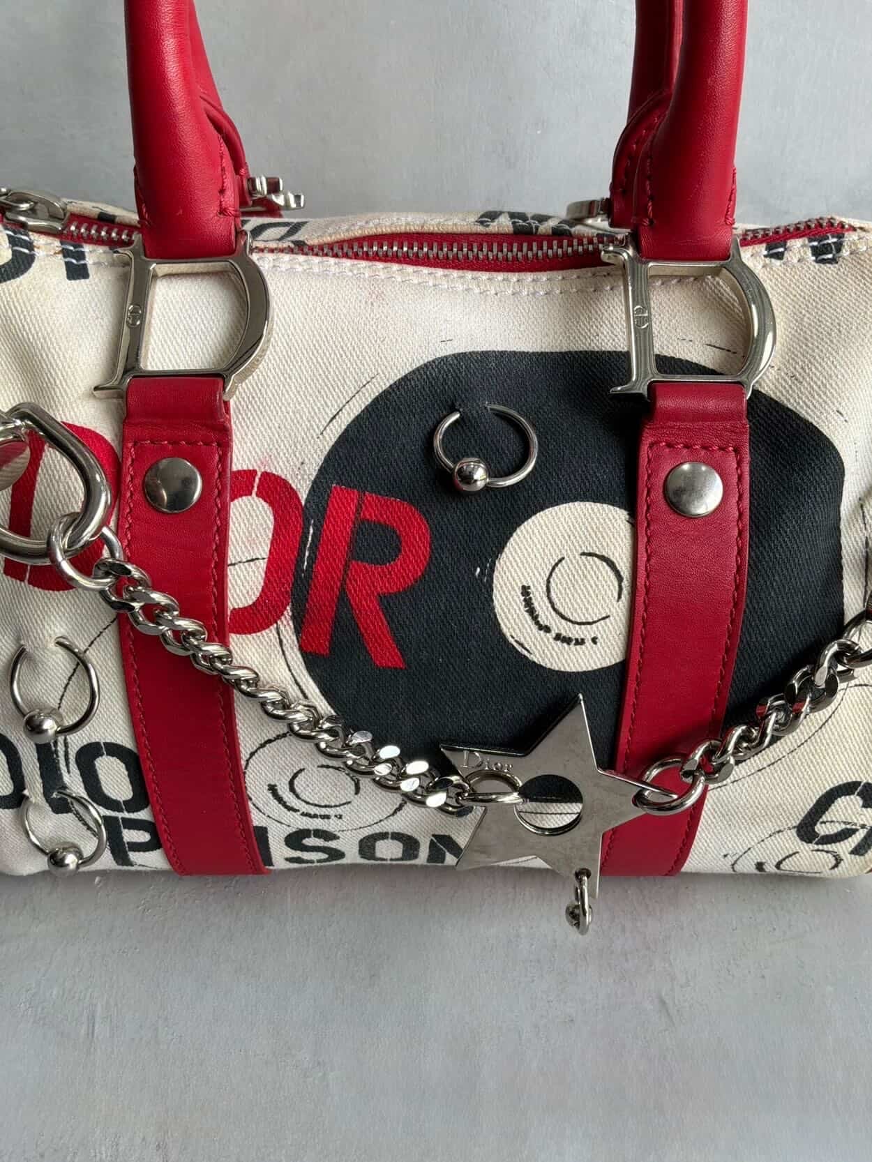 2004 Dior Hardcore Mini Boston Bag