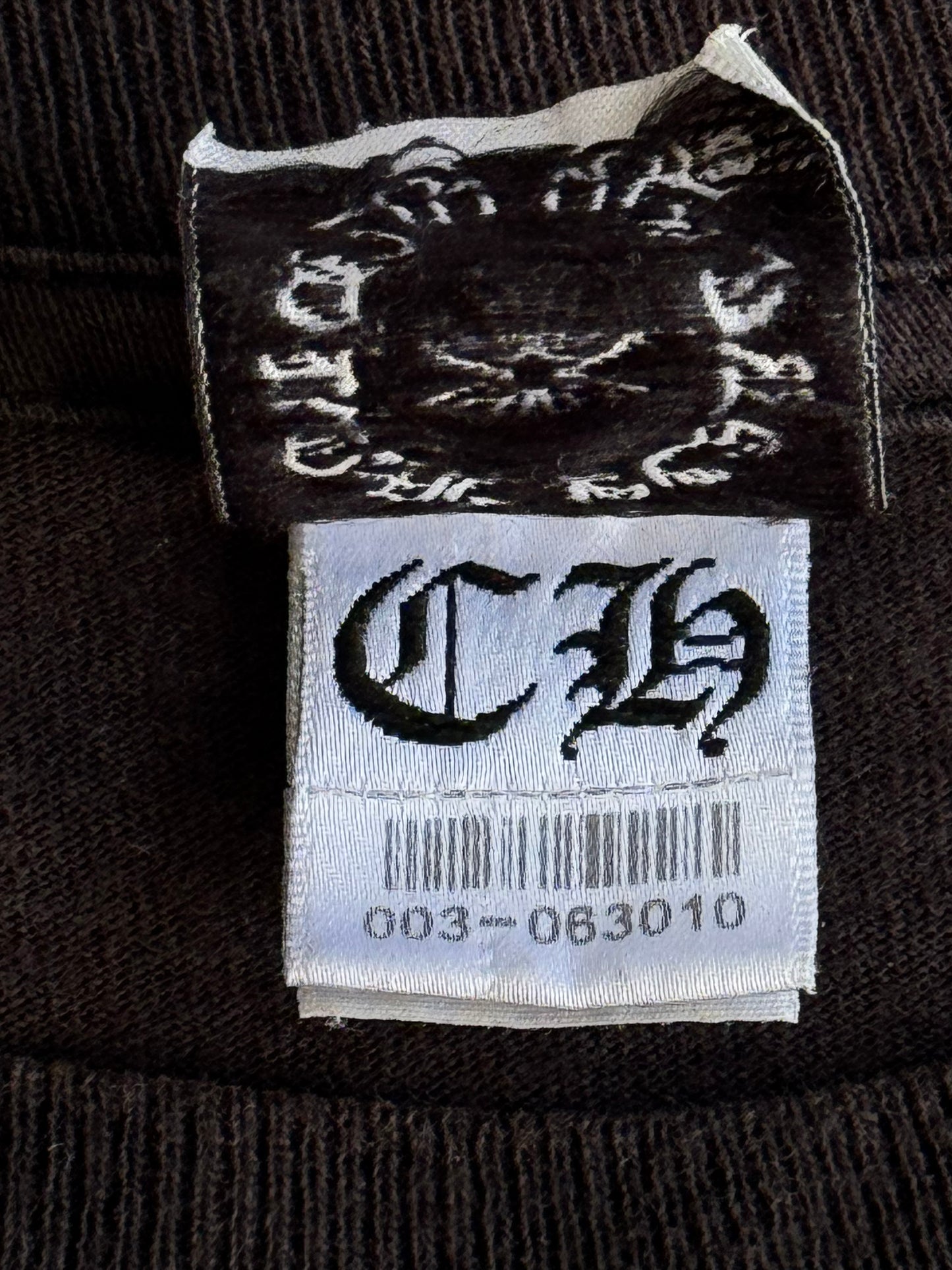 Vintage Chrome Hearts ‘Cracked’ Horseshoe Longsleeves