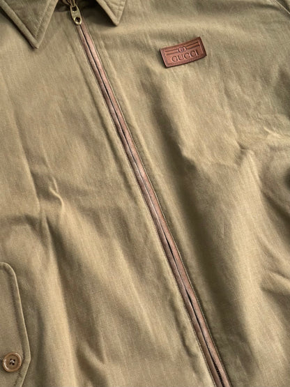 Gucci Tan Monogram Reversible Jacket