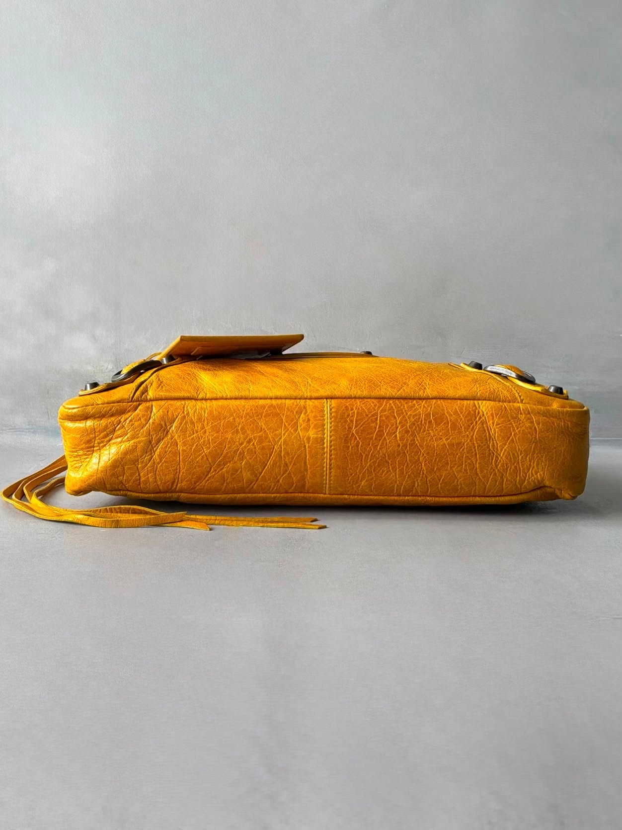 Balenciaga Le First Mustard Lambskin Bag