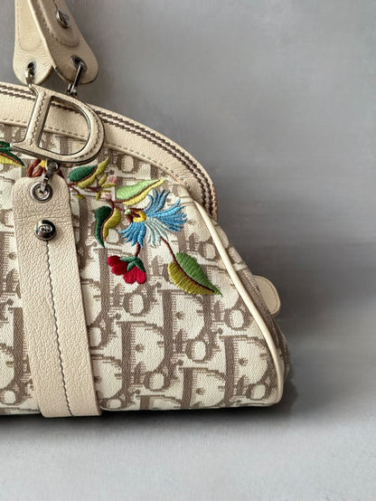 Dior Floral Trotter Bowler Bag