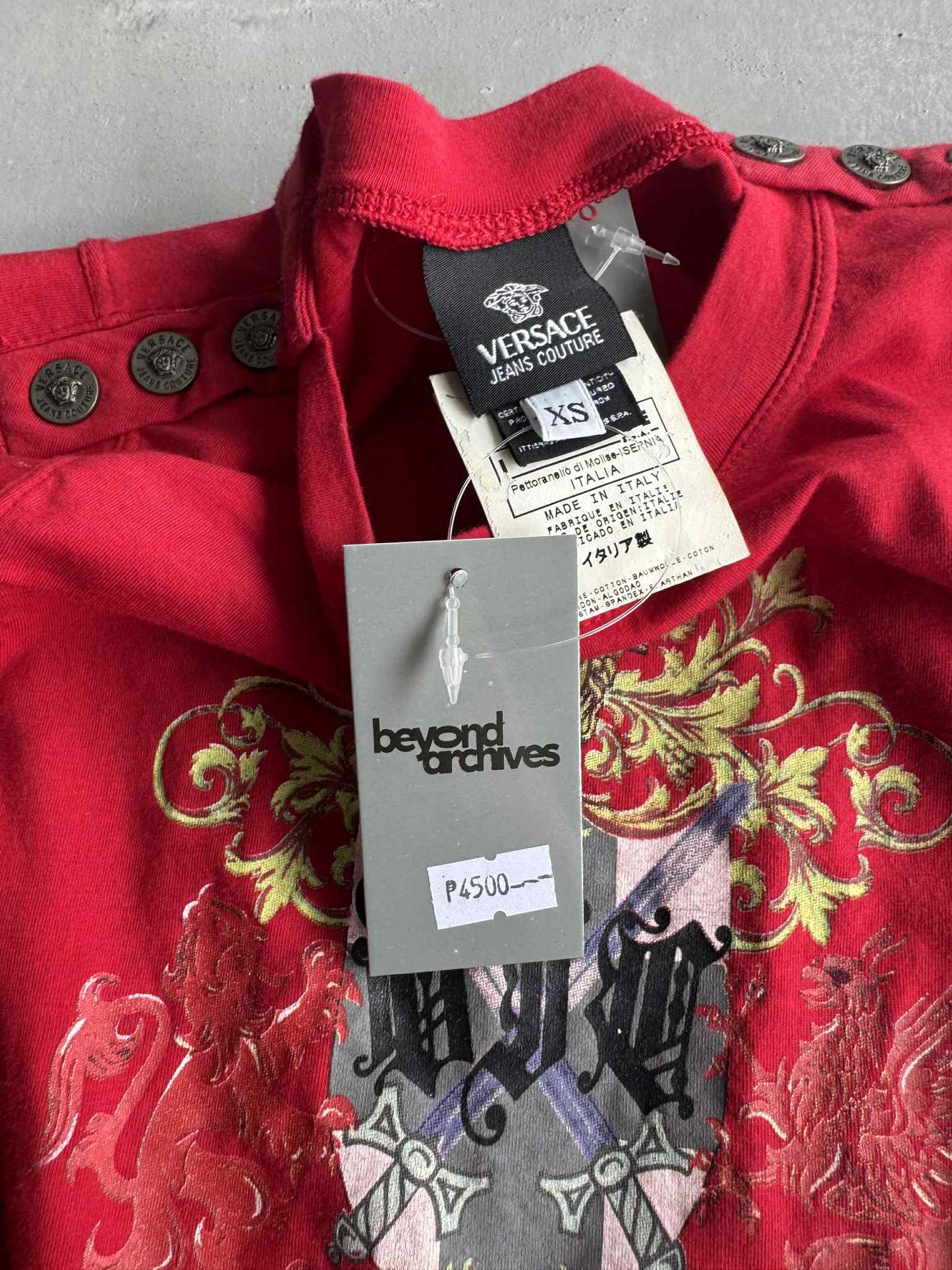 Rare Versace Vintage Jeans Couture Sleeveless Meduza Gorgon Tee