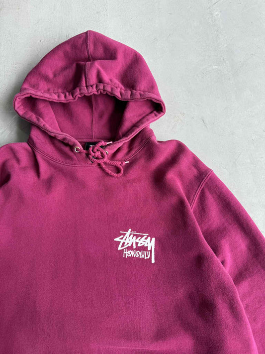Stussy Maroon Honolulu Hoodie