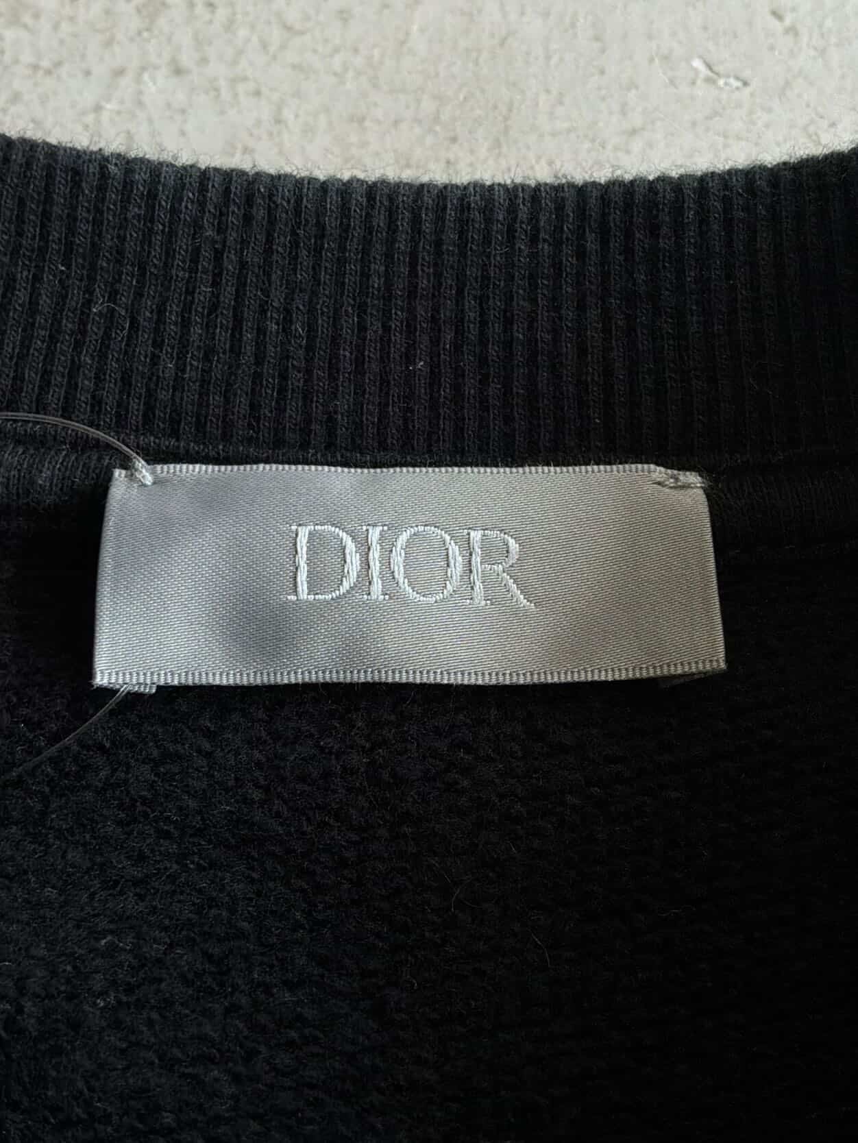 Dior Floral Embroidered Crewneck