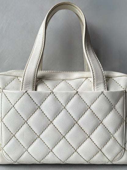 Chanel Vintage Wildstitch Bowler Bag