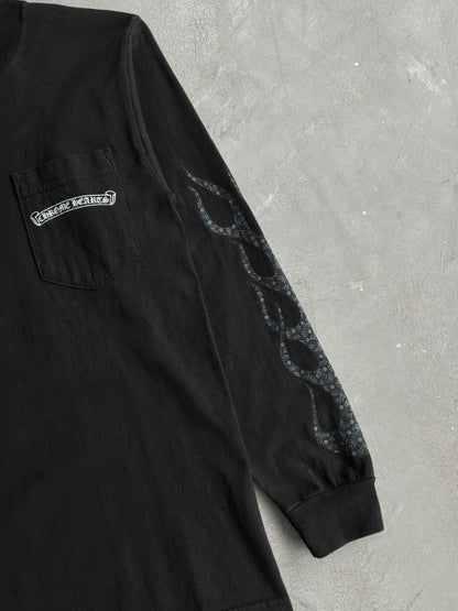 Chrome Hearts Vintage Flame Monogram Longsleeves
