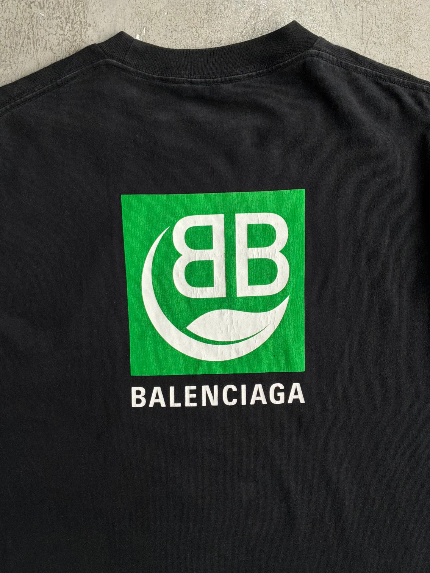 Balenciaga Leaf Logo Mullet Tee