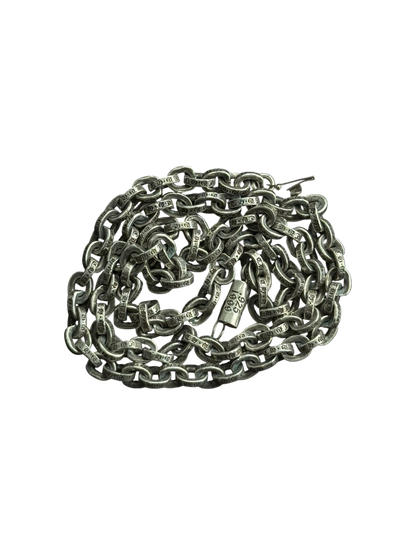 Chrome Hearts 18” Paper Chain Necklace