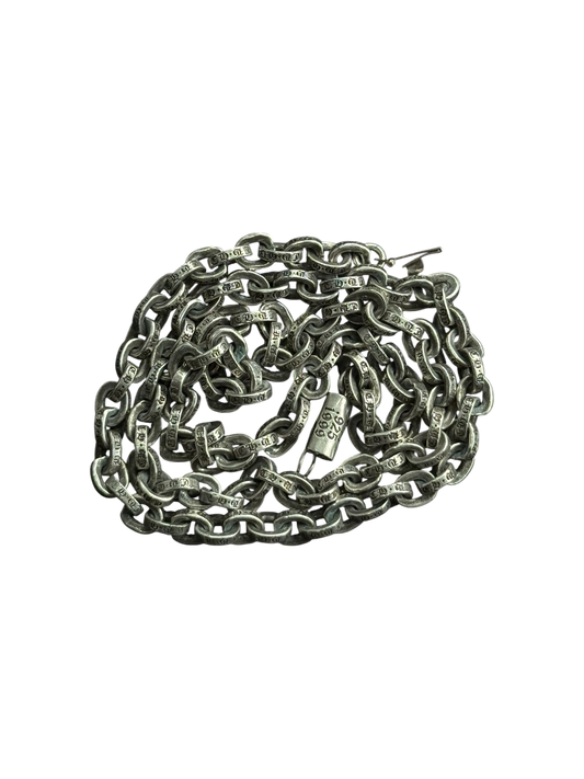 Chrome Hearts 18” Paper Chain Necklace
