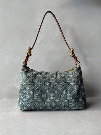 Louis Vuitton Denim Monogram PM Shoulder Bag