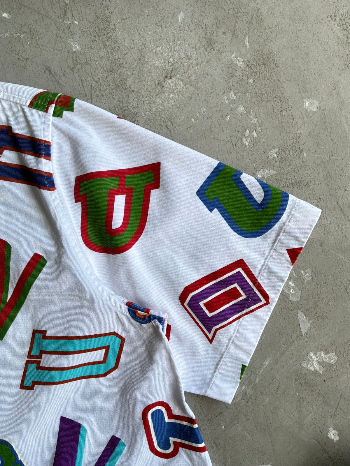 Louis Vuitton X NBA All Over Print Short Sleeve Polo