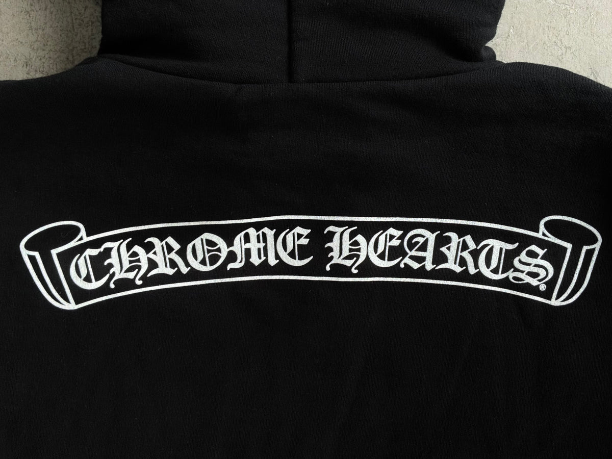 Chrome Hearts Scroll Logo Pullover Hoodie