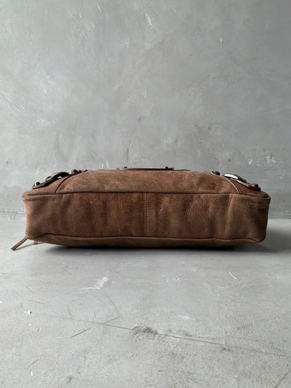 Balenciaga Le First Lambskin Brown Bag