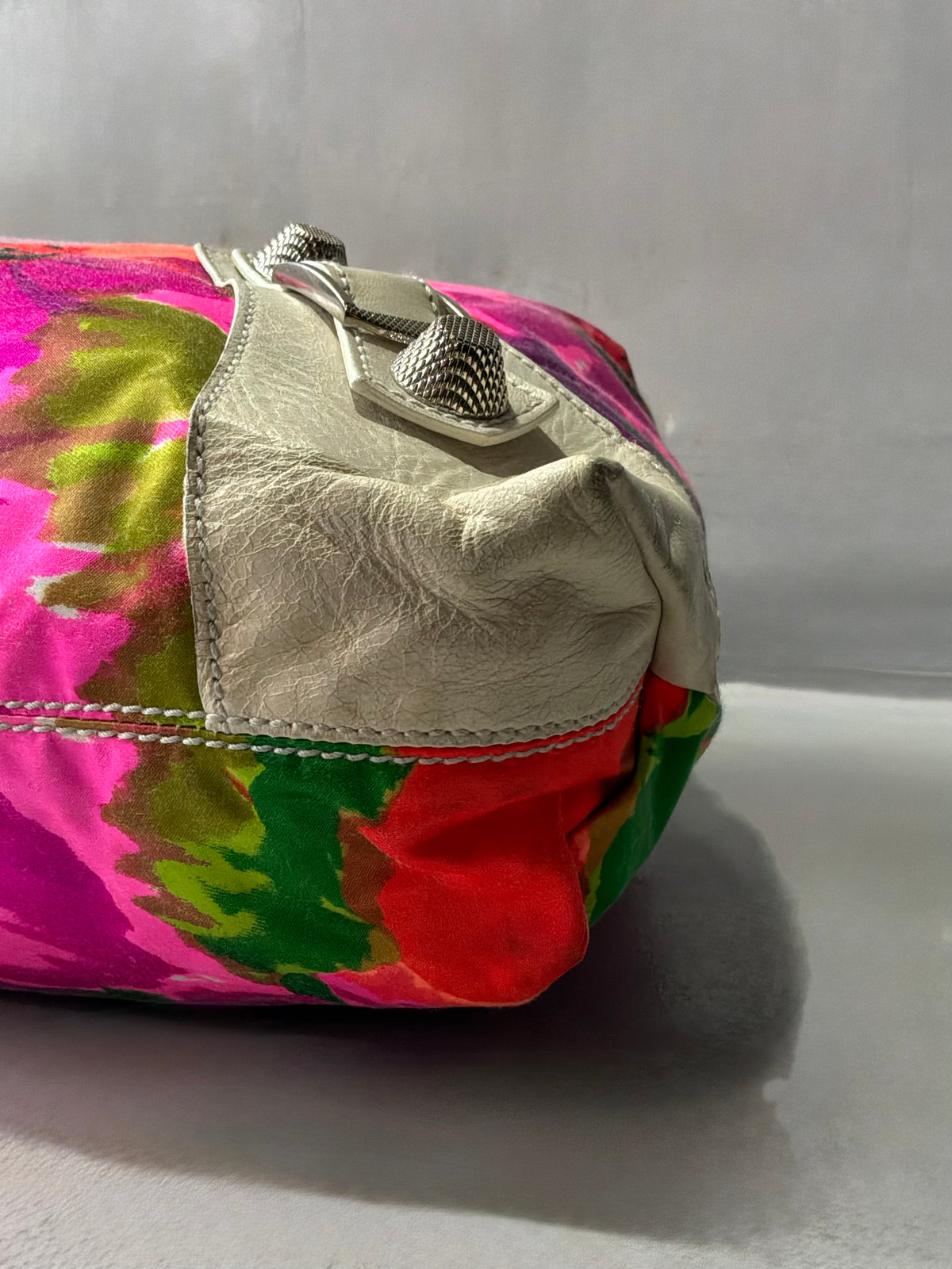 Balenciaga Mid Day Floral Giant 21 Lambskin Bag