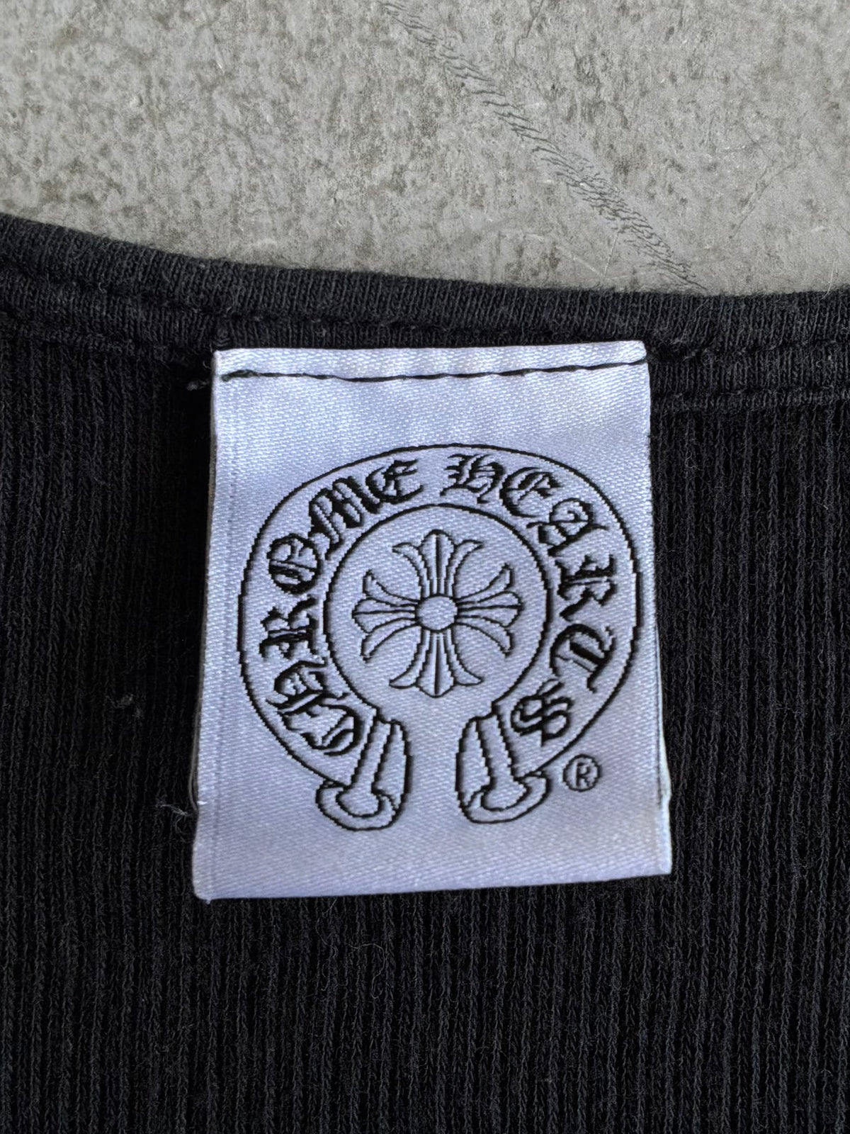 90s Chrome Hearts Blue Horseshoe Tanktop