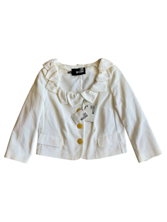 Love Moschino Button Crop Jacket
