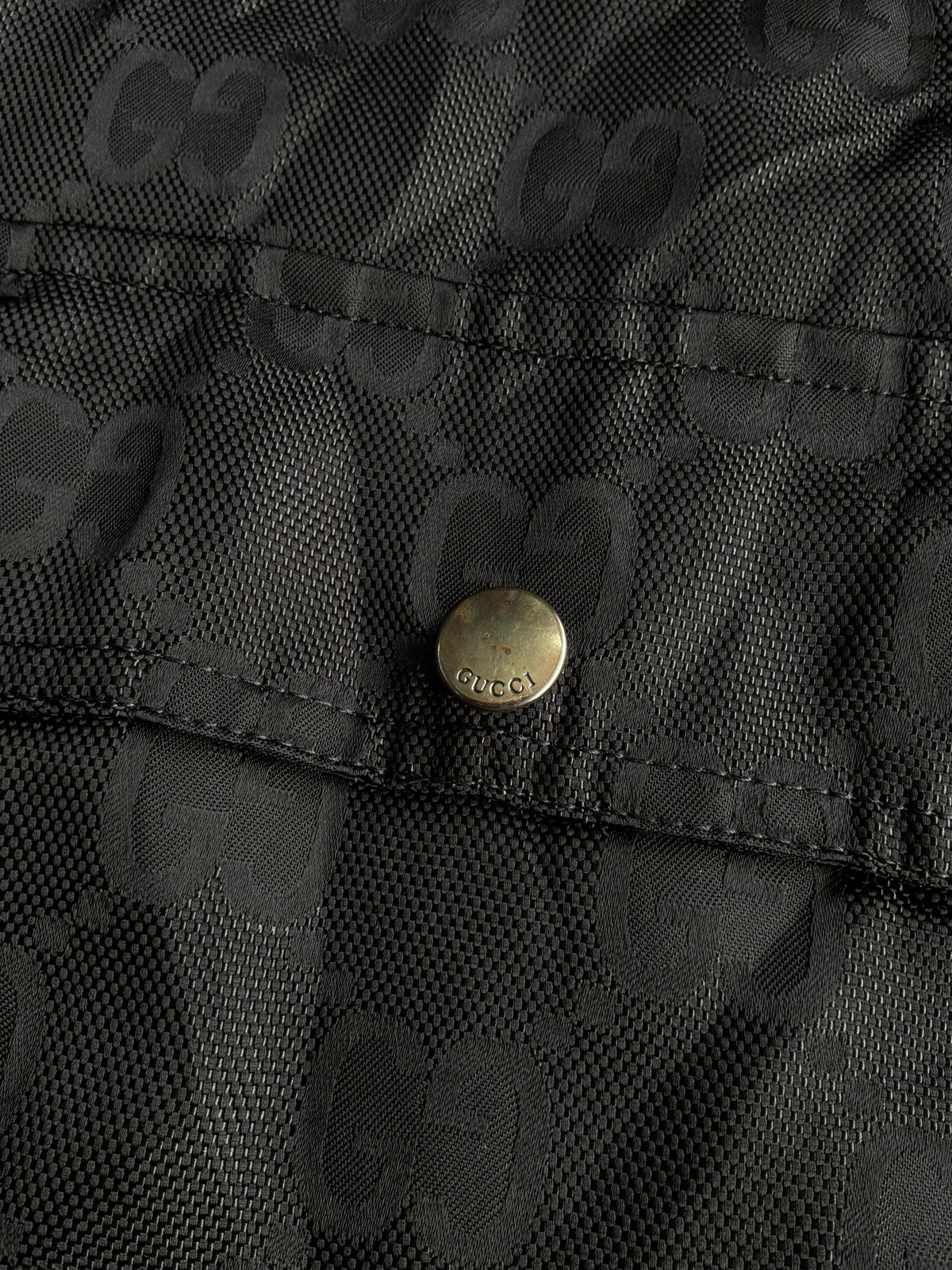 Gucci GG Black Monogram Windbreaker